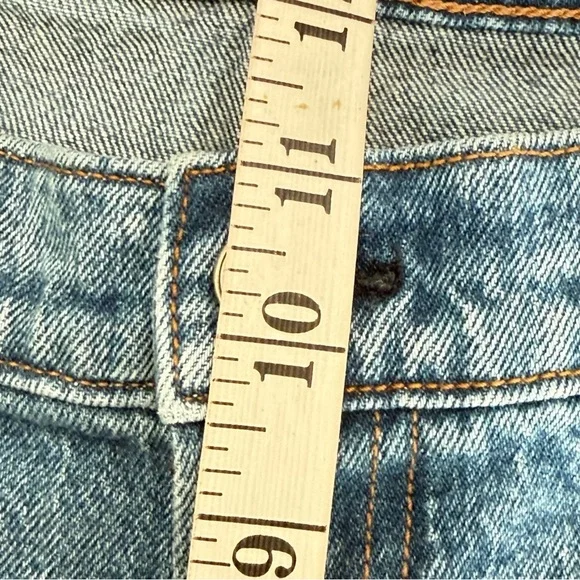 Abercrombie & Fitch Vintage Low Rise Stretch Baggy Jean Medium Wash Size 31/12R - Picture 10 of 13